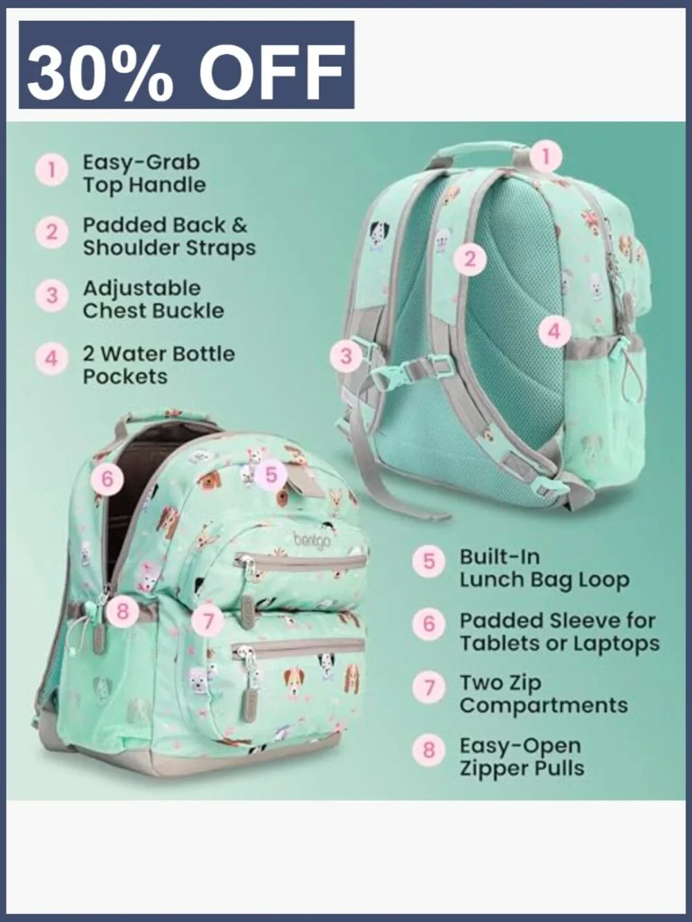 Kids Backpack - Lightweight 14